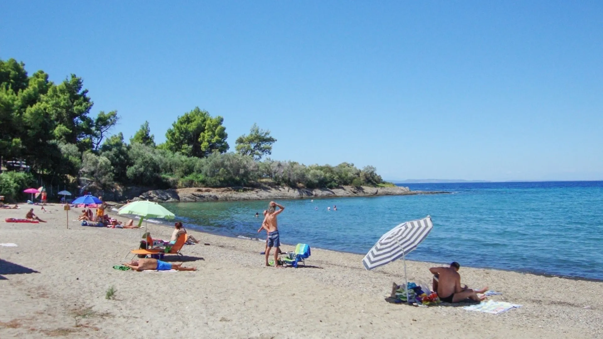 Family-Friendly, 2-Bedroom Apartment In Neos Marmaras With Balcony And Sithonia Hotel